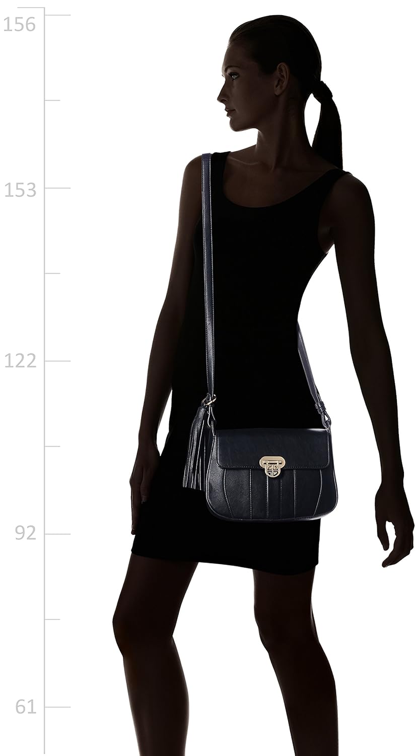 carlton london serena women's sling bag (black)