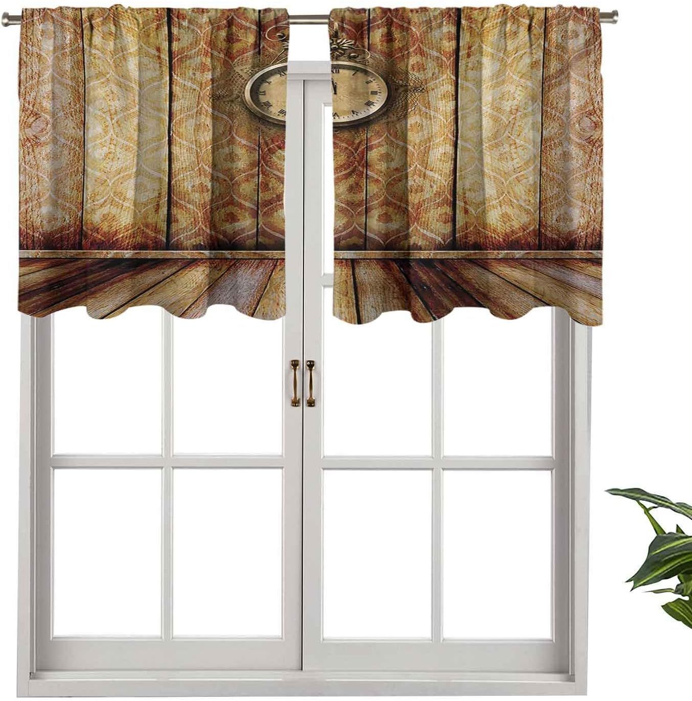 Hiiiman Cortina con aislamiento térmico para decoración del hogar