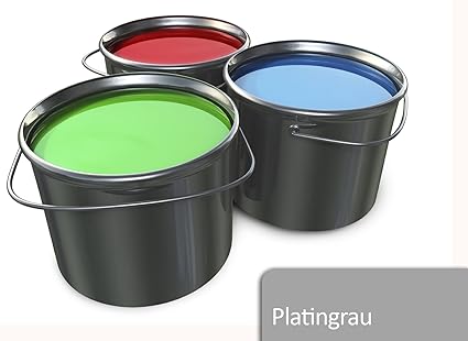 5L Betonfarbe in Platingrau für Halle, Keller, Garage TÜV-GEPRÜFT Boden Farbe Garagenfarbe Bodenfarbe