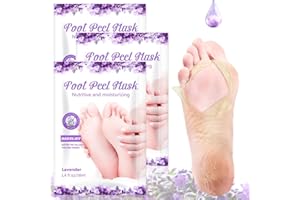 DAZZLAIT Foot Peel Mask,Baby Foot Peel -3 Pairs Callus&Dead Skin Remover,Cracked Heel Repair,Foot Exfoliator,Peel Off Mask for Rough Cracked Dry Feet