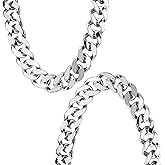 Hip Hop Chunky Gold Chain 2 Pack,32 Inch Plastic Gold Necklace 80s 90s Punk Turnover Necklace Men Costume Accessory for Party Costume Class Bar…