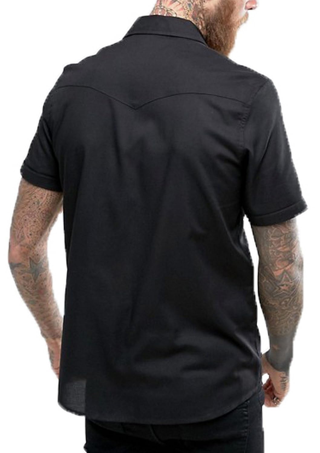 nxtskin men's cotton half sleeve shirt