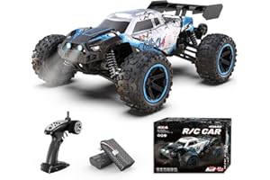 Kidcia 1:14 All Terrain RC Cars, 50 KPH High Speed 4WD RC Truck with 60 Mins Runtime, Fast Remote Control Car with 2S 2000 mAh Rechargeable Batteries, Off Road RC Cars for Adults and Teen Boy Gifts