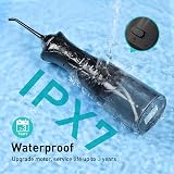 COSLUS Water Teeth Flosser Picks 4 Modes Cordless 300ml Tank IC200 view 7