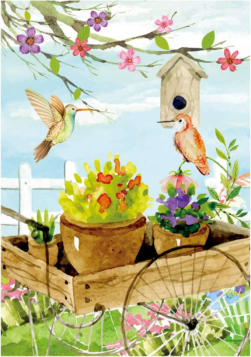 Best Patriotic Birdhouse Garden Flag