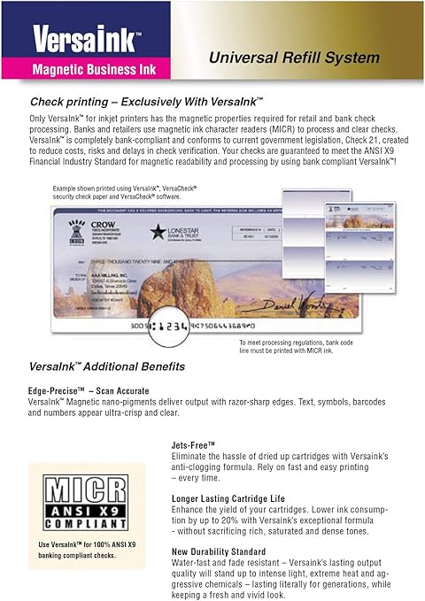 versacheck ink refill kit