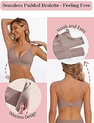 Deep V Bra Low Cut Sexy Push Up Bralettes for Women