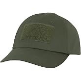 Rothco Tactical Operator Cap | Military Hat | Baseball Cap with Loop Field | Tactical Baseball Cap, Hook Loop Patch Panels, Adjustable Fit Patch Cap, One Size Fits Most Outdoor Wear