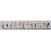 Veronese Design 3 1/4" Tall Greek Pantheon Gods Polyresin Figurines Hand Painted Miniature