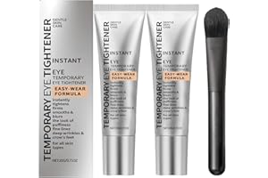 MysSpie Perfection Eye Tightener – Instant Hydrating Under Eye Cream, Easy-Wear Formula, Ultimate Lift & Smooth Finish, With Brush – 20g / 0.71oz (2 PC)