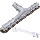 HappyAlley Vacuum Floor Brush Compatible with Proteam E-Z Glide Backpack Vacuums,Compatible with Hoover C2401, Upgraded 14" Multi-Surface Floor Tool with Cleaning Tool(Gray,Horse Hair Brush)