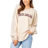 chicka-d Women's Corded Crew, Natural, Medium