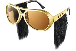 Yoroka 50's 60's style SunGlasses Disco Glasses Rock&roll Eyewear Rockstar dress up Accessories