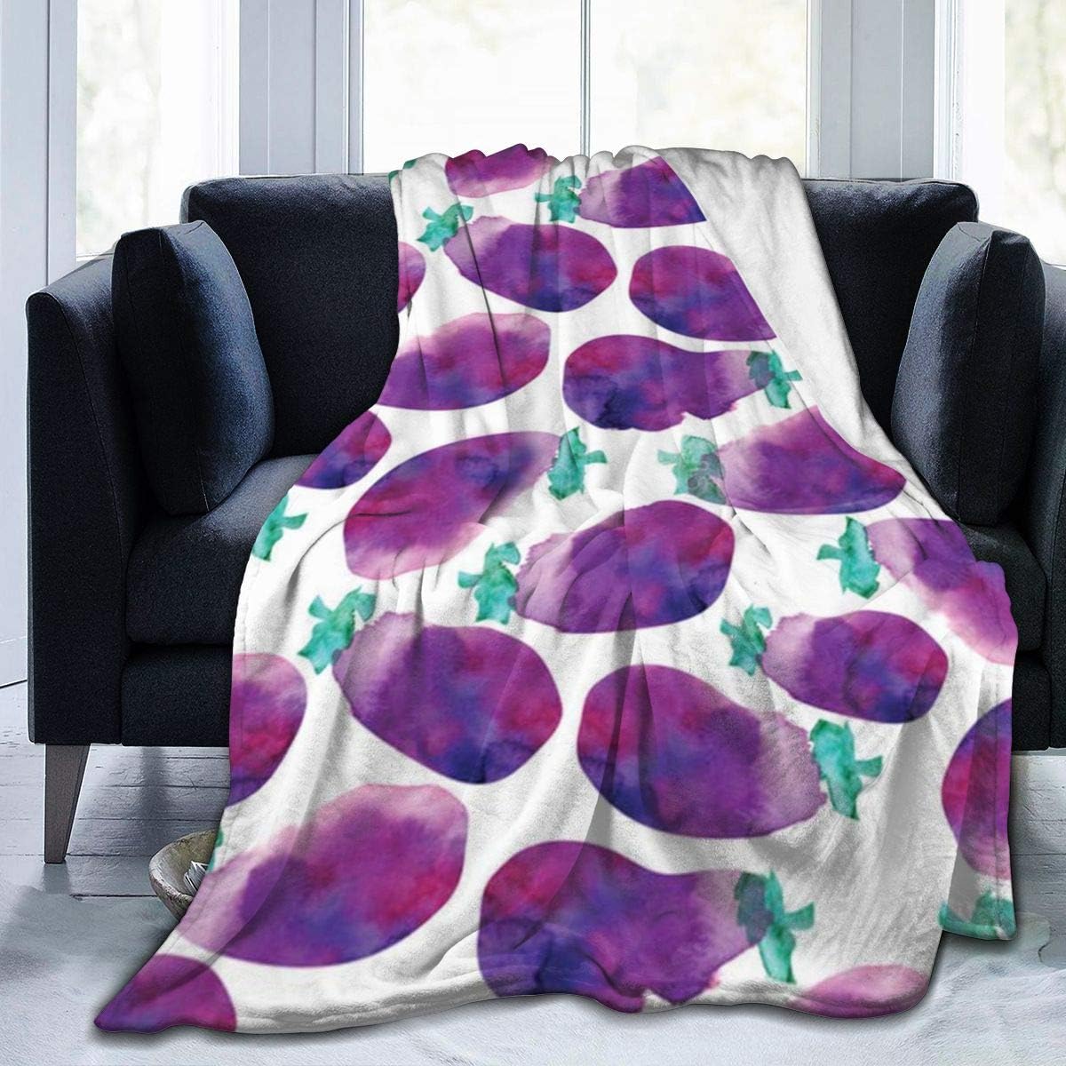 Amazoncom Vvghopoi Flannel Blanket With Pompom Eggplant Pattern Bed Blanket Soft Throw Blanket Fit Couch Sofa Suitable For All Season Home Kitchen Amazoncom Vvghopoi Flannel Blanket With Pompom Eggplant Pattern Bed Blanket Soft Throw Blanket Fit Couch Sofa Suitable For All Season Home Kitchen