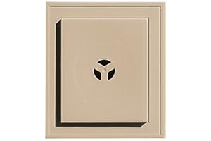 Builders Edge 130110002069 Squared Mounting Block 069, Tan