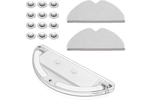 COODSS Replacement Parts kit 1 Water Tank 2 Mop Clothes 12 Water Tank Filter for XIAOMI Roborock S50 S51 S55 T61 - Replenishment Vacuum Cleaner Accessory