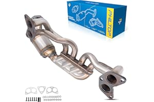 PHILTOP Front Stainless Steel Catalytic Converter Fit For Subaru 2011-2016 Forester, 2012-2016 Impreza 2.0L, 2013-2014 Outback/Legacy 2.5L, 2013-2015 XV Crosstrek, 2016-2017 Crosstrek(EPA Compliant)