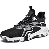CJSPORX Men's Basketball Shoes Breathable Non-Slip Sneakers Fashionable Sports