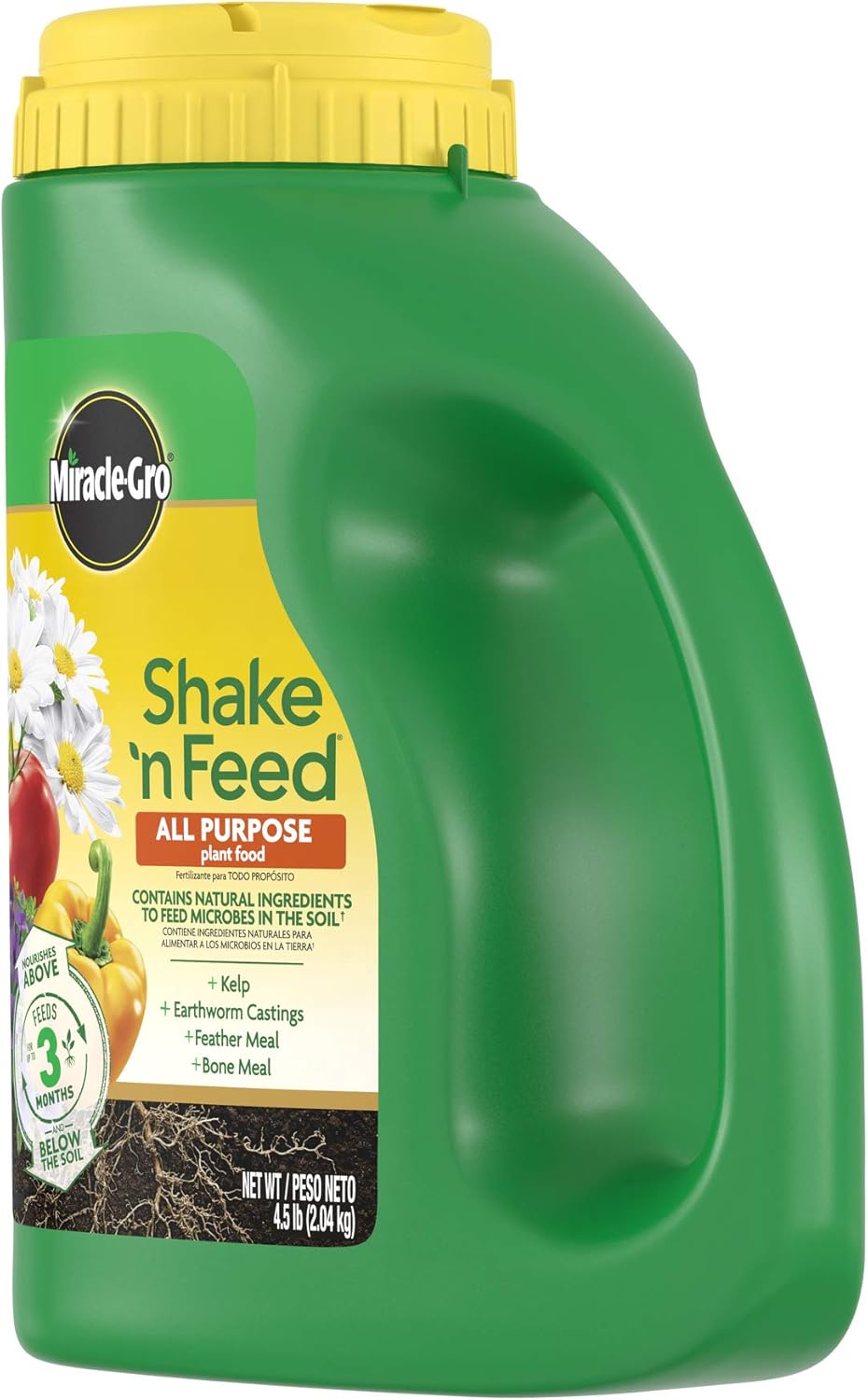 Miracle-Gro Shake 'N Feed All Purpose Plant Food, 4.5 lb. : Garden & Outdoor