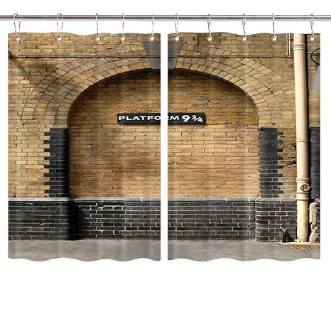 Amazon Com Nymb Platform 9 And 3 4 Kitchen Curtains London S