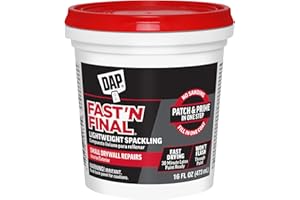 DAP 12141 Fast'N Final Spackling Interior and Exterior, 16 FL Ounce