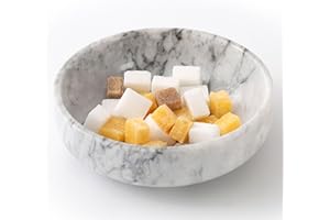 CM CHIC MONDAY Candy Dish, Marble Candy Bowl for Office Desk, Hard Candy Dispenser Servers, Entry Way Table Home Decor, Nut D