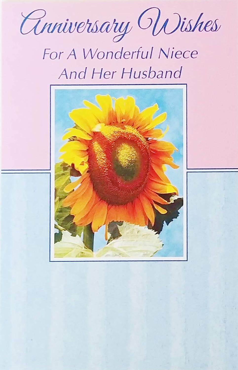 Amazon Com Anniversary Wishes For A Wonderful Niece And Her Husband Greeting Card May The Coming Year Smile On Both Of You And Bring You Many Happy Surprises Wedding Office Products
