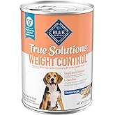 Blue Buffalo True Solutions Weight Control Wet Dog Food for Adult Dogs, Made with Natural Ingredients, Chicken, 12.5-oz. Cans (12 Count)
