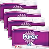 Purex Toilet Paper, Hypoallergenic and Septic Safe, 4 Packs of 6 Triple Rolls = 72 Single Rolls