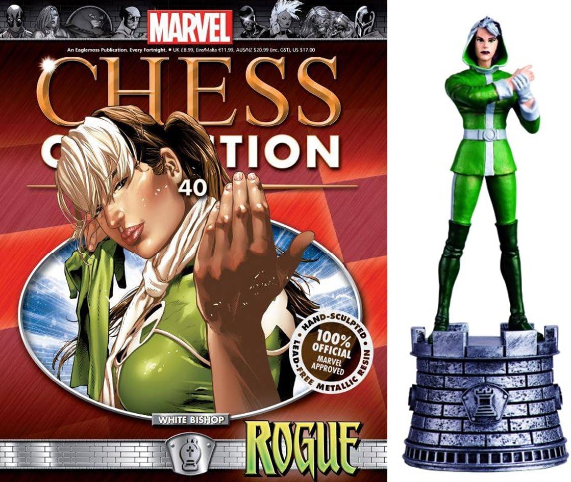 Eaglemoss Marvel Chess Figurine Collection Nº 40 Rogue