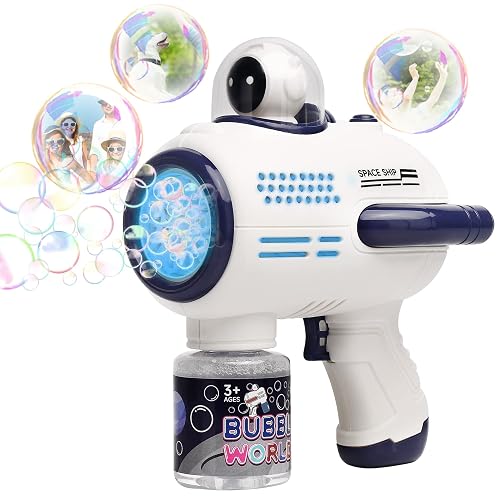 wgde toy Toys Gifts for 3 4 5 6 7 8 9 10 11 12 Year Old Boys Girls Toddlers, Bubble Machine Garden, Handheld Gun Maker Kids Adults Summer Outdoor Birthday Wedding Party (wgde toy 102)