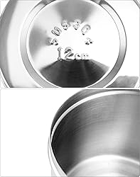 QWORK Stainless Steel Ointment Jar with Lid, 2 Pack
