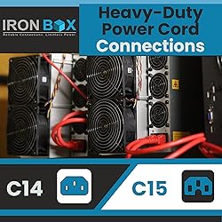 IronBox Electric C14 to C15 Power Cord