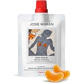 Josie Maran Topless Tangerine Argan Oil + Sugar Balm Scrub, Travel, 2 wt oz