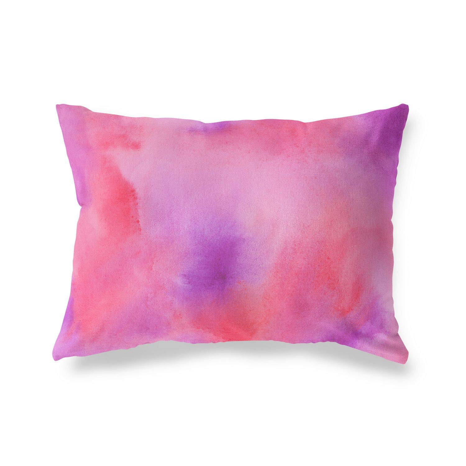 Bonamaison Decorative Cushion Cover Watercolor Theme, Throw Pillow Covers, Home Decorative Pillowcases for Livingroom, Sofa, Bedroom, Size:35x50 Cm - Designed and Manufactured in Turkey