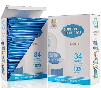 diaper pail refill bags