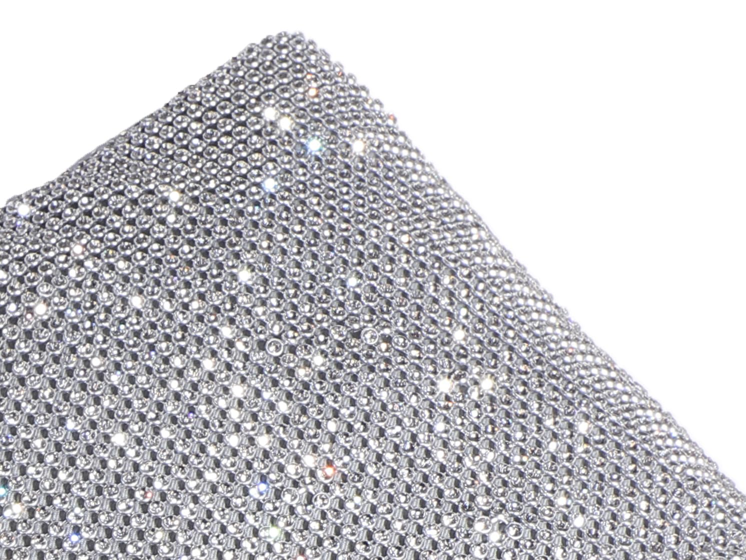 YUWITA Rhinestone Purse for Women Evening Bag Glitter Sparkly Mini Handbags