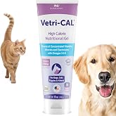 Vetri-CAL High Calorie Nutritional Gel for Dogs, Cats, Puppies &amp; Kittens &ndash; Appetite Booster with Omega 3-6-9, Vitamins A-D-E-B &ndash; Recovery &amp; Energy Support &ndash; Tasty Malt Flavor &ndash; 5 oz Tube