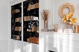 vgoltd Marble Effect Self Adhesive Vinyl - 30x100cm Black Peel Stick view 4
