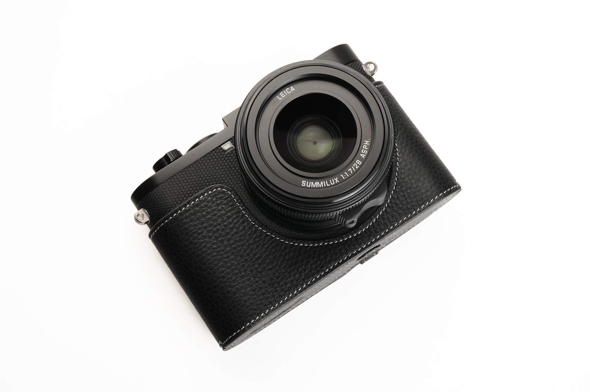 Leica Q2 Case, Zakao Handmade Genuine Real Leather Half Camera Case Bag