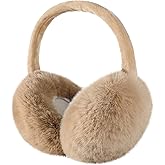 Nimalpal Ear Muffs for Winter Women - Adjustable Earmuffs for Women Winter Foldable