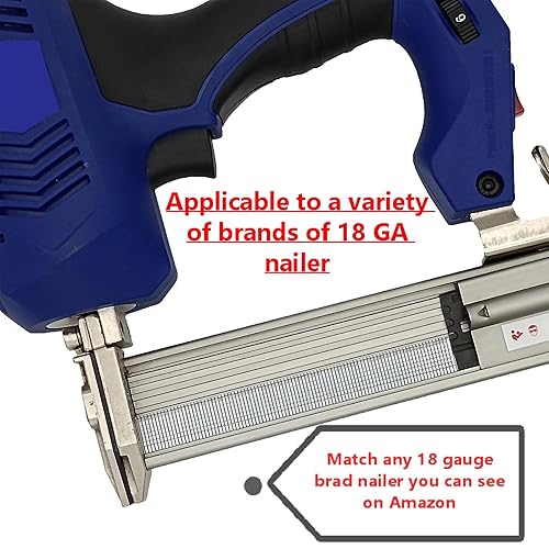 SimCos 18 Gauge Brad Nails – 4 Sizes Assorted, Galvanized, For Pneumatic & Electric Nailers