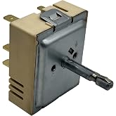 PAHQER DG44-01006B Surface Element Control Switch for Samsung Range Stove | Replacement PER001-12D,AP6037530,Fits NE59J7750WS,NE58K9850WS,NE59M4310SS Samsung Range Oven,Burner Control Switch