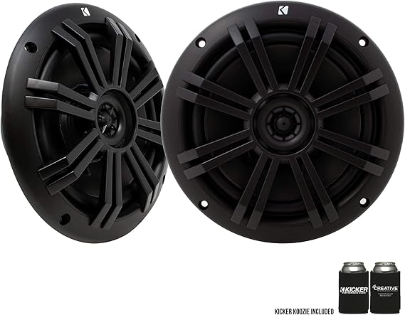 black marine speakers