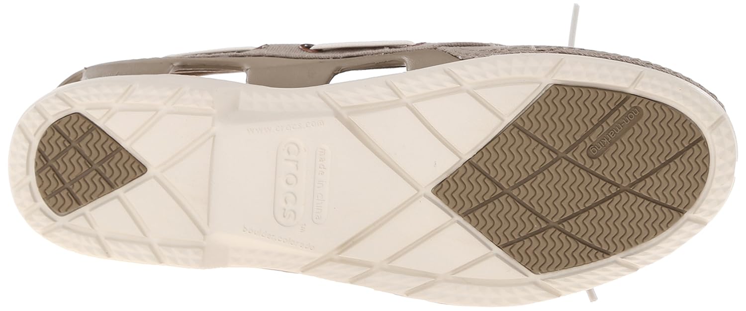 crocs women's beach line hybrid boat shoe w canvas sneakers