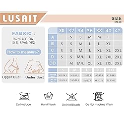 Lusait Strapless Bra for Women Non-Slip Silicone