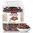 Besway Chinese Star Anise 12 oz, Whole Star Anise, Fresh, Pure and Dried Anise Pods, Great for Cooking, Baking and Tea (340g)