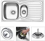 Tomario Stainless Steel Kitchen Sink Strainer Plug 84mm 304 Thickened view 7