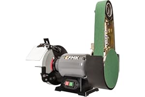 KFMK 𝟑𝐢𝐧𝟏 2"x36" Belt Sander 7" Disc Sander and 8" Grinder Combo, 3.1 Amp Bench Belt Sander for Metal Working, 2 inch Belt Grinder for Knife Making and Sharpening, KF8236