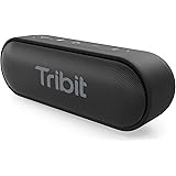 Tribit XSound Go Bluetooth Speakers - 12W Portable Speaker Loud Stereo Sound, Rich Bass, IPX7 Waterproof, 24 Hour Playtime, 66 ft Bluetooth Range & Built-in Mic Outdoor Party Wireless Speaker